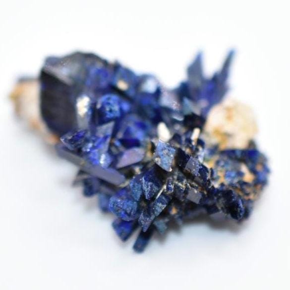 9.04g Crystallized Azurite - Kerrouchen, Morocco - Blue Azurite Specimen - High Quality Blue Azurite - Azurite Mineral Specimen