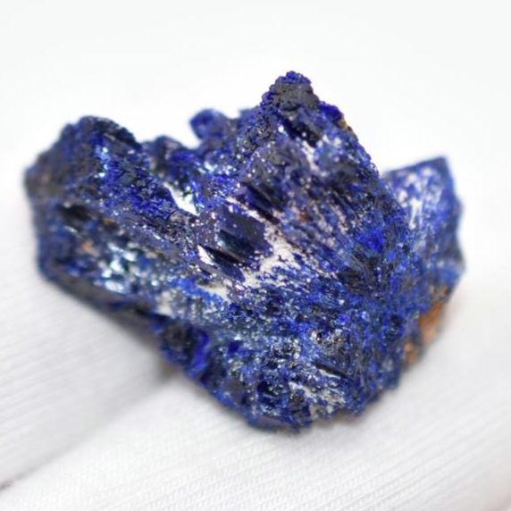 5.44g Crystallized Azurite - Kerrouchen, Morocco - Blue Azurite Specimen - High Quality Blue Azurite - Azurite Mineral Specimen