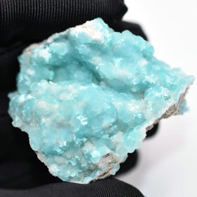 59g Blue Hemimorphite Specimen - High Quality Blue Hemimorphite Mineral Specimen - Palabanda, Republic of Congo - Hemimorphite Crystal