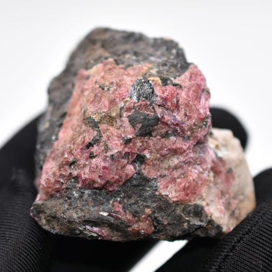 67g Eudialyte Mineral Specimen - Eudialyte Crystal - Pink Eudialyte from Kipawa Region, Quebec - Rough Eudialyte Mineral - Canadian Mineral