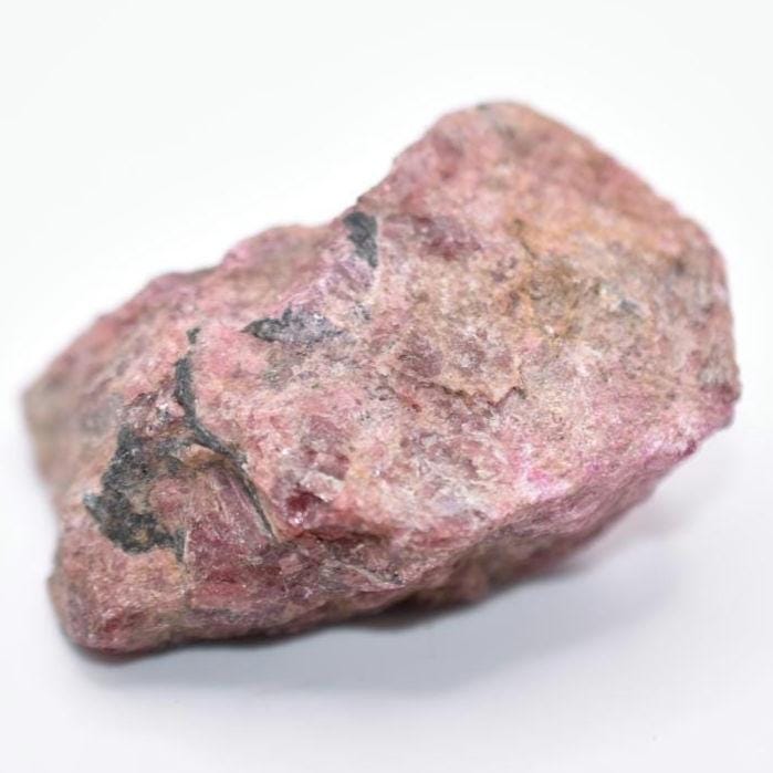 57g Eudialyte Mineral Specimen - Eudialyte Crystal - Pink Eudialyte from Kipawa Region, Quebec - Rough Eudialyte Mineral - Canadian Mineral