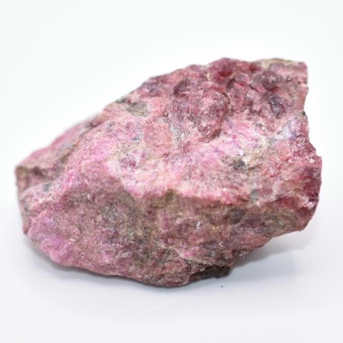 57g Eudialyte Mineral Specimen - Eudialyte Crystal - Pink Eudialyte from Kipawa Region, Quebec - Rough Eudialyte Mineral - Canadian Mineral