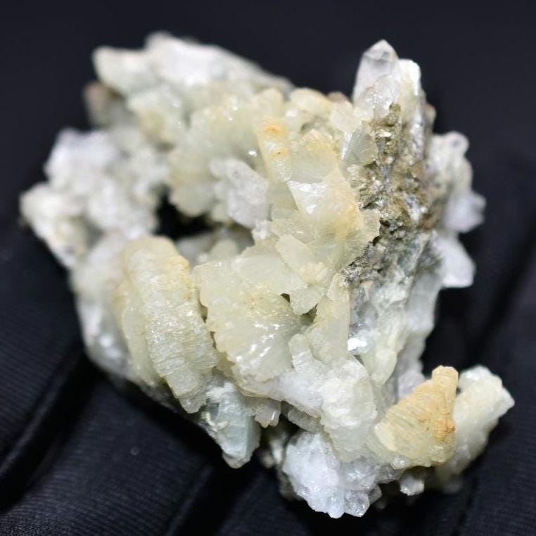 61g Prehnite Crystal - Natural Green Prehnite from Imilchil, Morocco - Green Prehnite Mineral Specimen - Rough Crystallized Prehnite