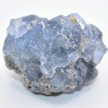 174g Blue Fluorite with Pyrite - Fujian, China