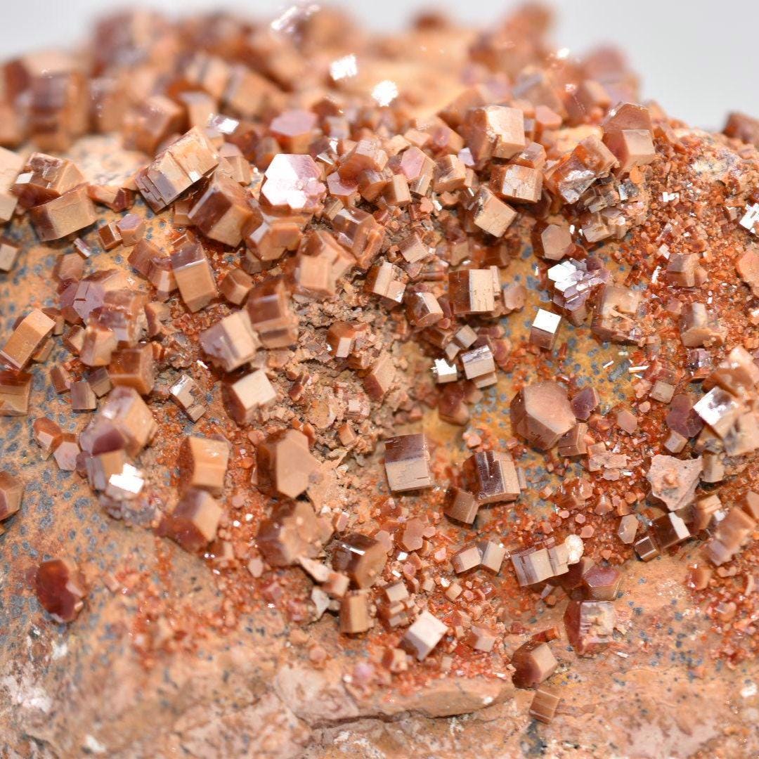 1.59 kg XL Vanadinite Mineral - Mibladen, Morocco - Large High Quality Vanadinite Specimen - Red Vanadinite Crystal Specimen