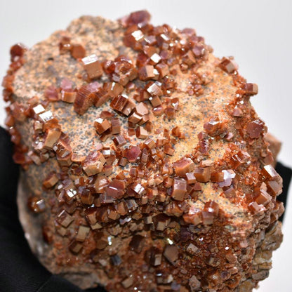 1.59 kg XL Vanadinite Mineral - Mibladen, Morocco - Large High Quality Vanadinite Specimen - Red Vanadinite Crystal Specimen