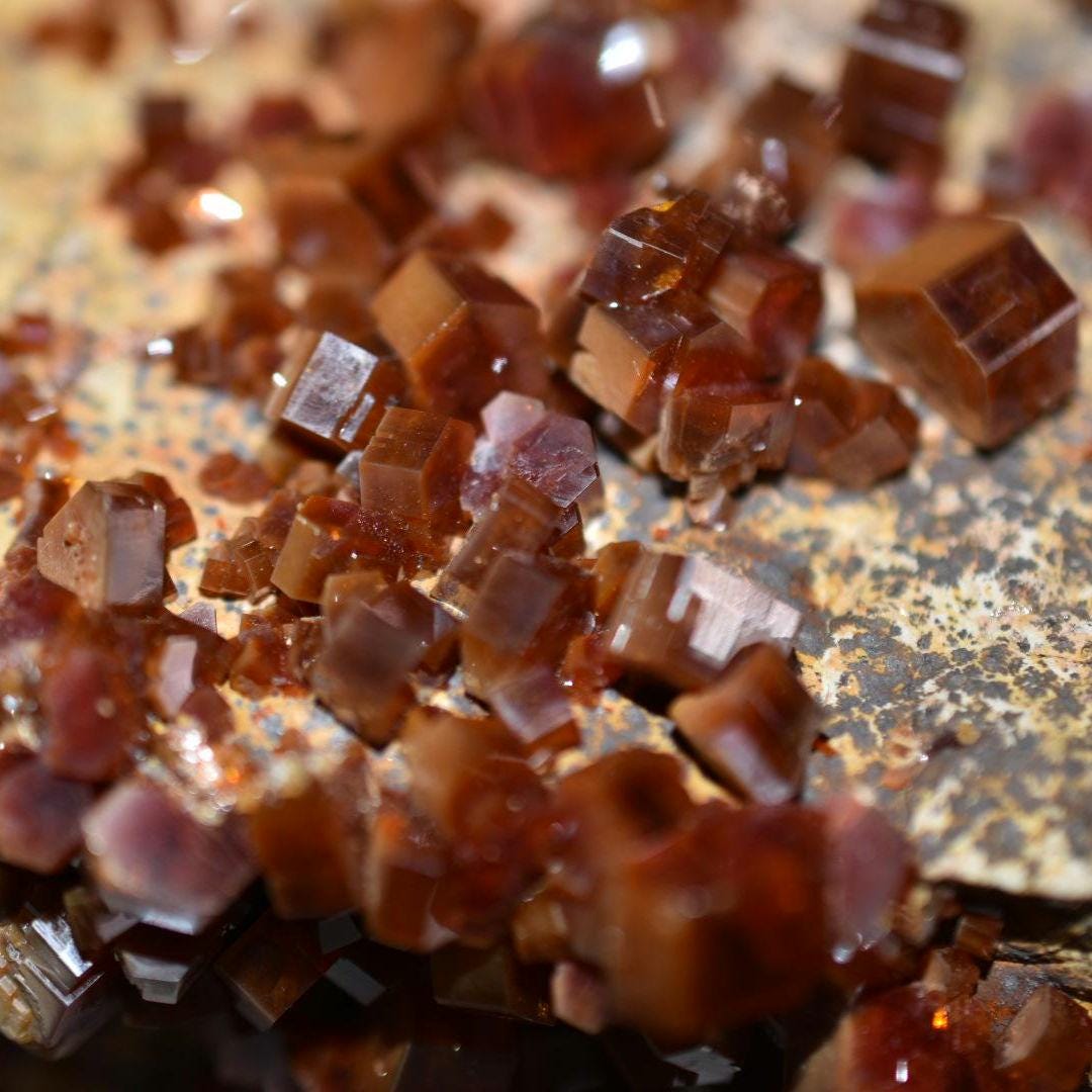 1.59 kg XL Vanadinite Mineral - Mibladen, Morocco - Large High Quality Vanadinite Specimen - Red Vanadinite Crystal Specimen