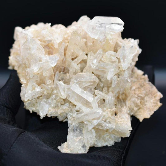 414g Natural Quartz Crystal Cluster