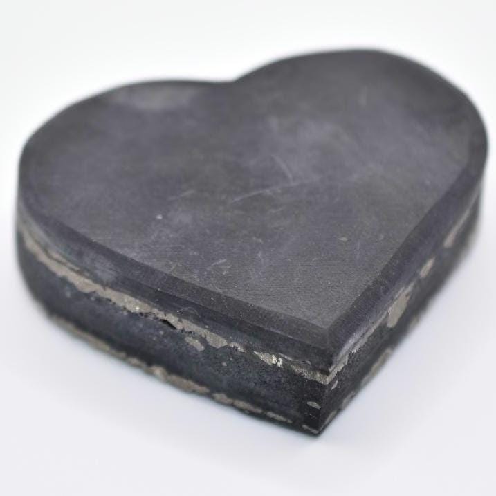 Rare! 156g Shungite with Pyrite Heart