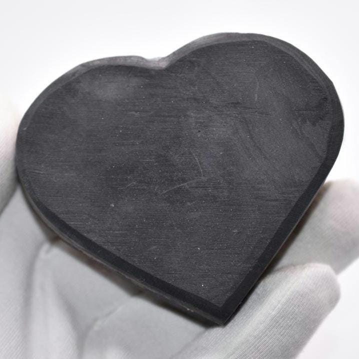 Rare! 156g Shungite with Pyrite Heart