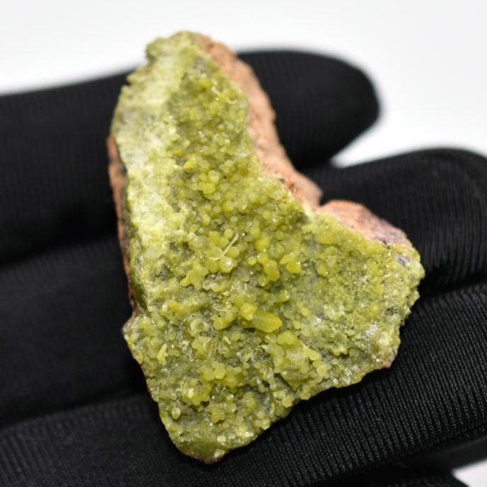 21g Pyromorphite Crystal Specimen - Rare Mineral Specimens - Green Pyromorphite Crystal Specimen - Mindouli, Republic of Congo