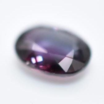 0.85ct Unheated Bicolor Sapphire - VS Oval Faceted Sapphire from Songea, Tanzania - Oval Cut Blue & Purple Sapphire - Unheated Loose Gem