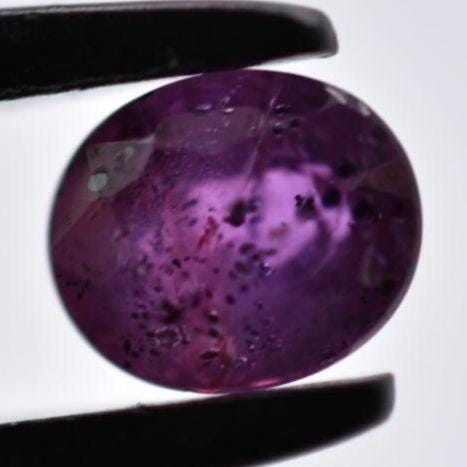 1.21ct Unheated Pink Purple Sapphire - Oval Faceted Sapphire from Madagascar - Oval Cut Pink Sapphire - Unheated & Untreated - Loose Gems