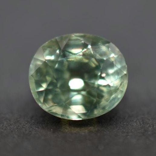 1.45ct Unheated VS Green Sapphire - Oval Faceted Sapphire from Madagascar - Oval Cut Blue Green Sapphire - Unheated & Untreated - Loose Gems