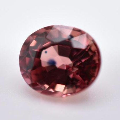 0.81ct Heated Pink Orange Sapphire - Oval Faceted Sapphire from Madagascar - Oval Cut Orange Sapphire - Beryllium Heat Treated - Loose Gem