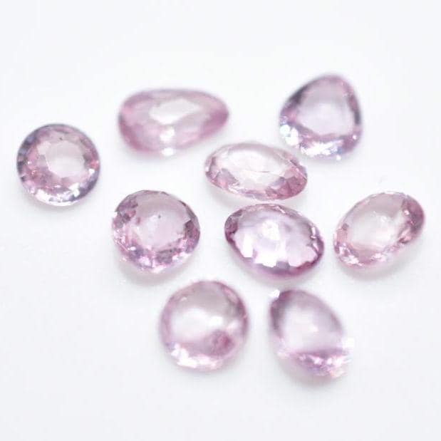 9pc (2.14ct) Lot of Pink Malaia Garnet - Oval Faceted Garnet from Madagascar - Oval Cut Gems - Unheated Malaya Garnet - Loose Gemstones