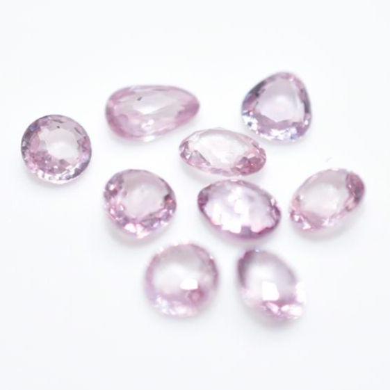 9pc (2.14ct) Lot of Pink Malaia Garnet - Oval Faceted Garnet from Madagascar - Oval Cut Gems - Unheated Malaya Garnet - Loose Gemstones