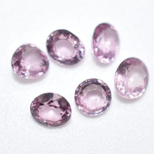 6pc (2.37ct) Lot of Pink Malaia Garnet - Oval Faceted Garnet from Madagascar - Oval Cut Gems - Unheated Malaya Garnet - Loose Gemstones