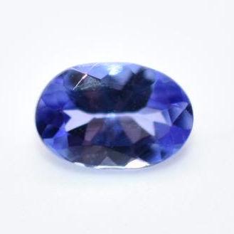 0.60ct Violet Blue Tanzanite - Oval Faceted Tanzanite from Tanzania - Oval Cut Tanzanite - Loose Gems - Heated Purple Tanzanite