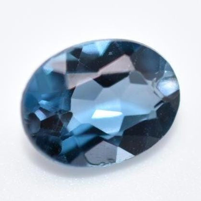 1.48ct London Blue Topaz - Oval Faceted Topaz from Brazil - Blue Topaz Gemstone - Irradiated Blue Topaz - Loose Gemstones