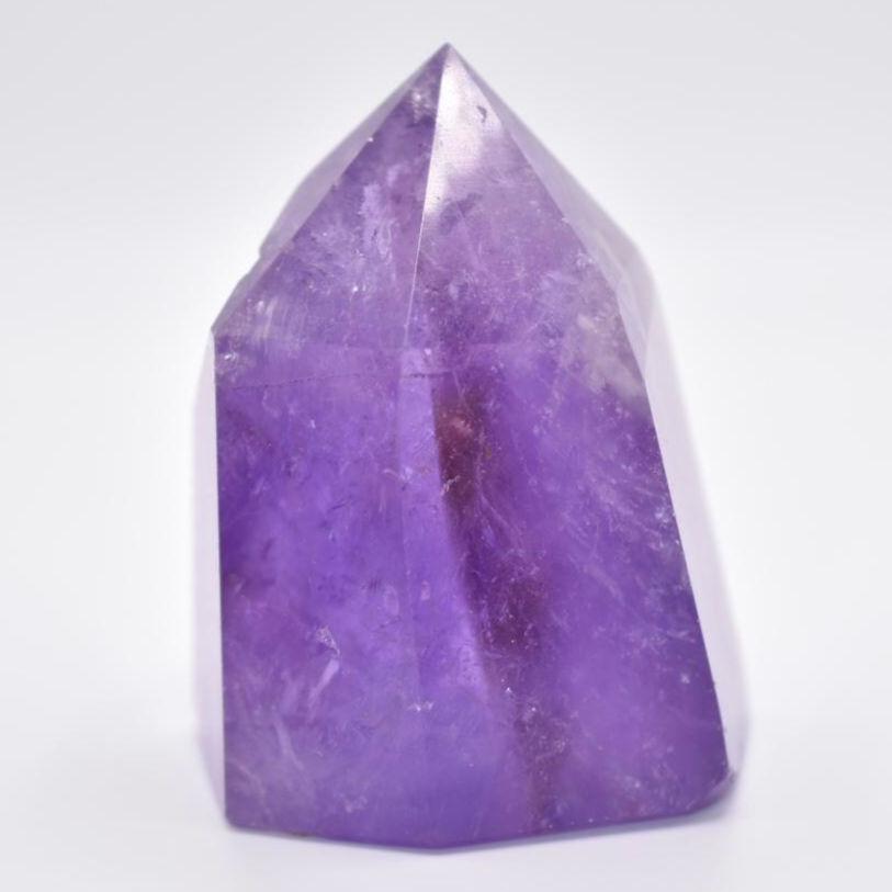 288g Amethyst Tower - Deep Purple Amethyst Crystal Point - Amethyst from Uruguay - Polished Amethyst Tower Point - Natural Crystals