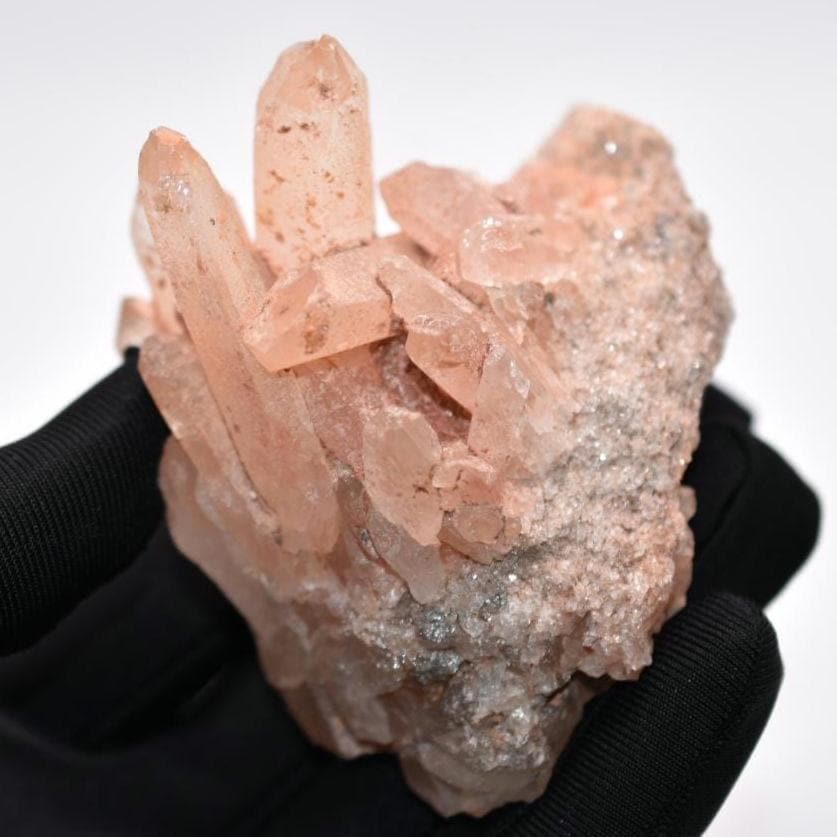 169g Quartz Crystal Cluster - Quartz Specimen from Madagascar - Raw Quartz Crystal - Iron Included Quartz Crystal - Crystal Gifts