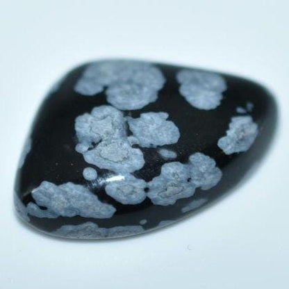 15ct Snowflake Obsidian Cabochon - Obsidian Cabochon from India - Natural Snowflake Obsidian - Loose Cabochon for Jewelry