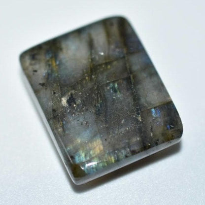 42ct Blue Labradorite Cabochon - Square Labradorite from Madagascar - Natural Labradorite Cabochon - Loose Cabochon for Jewelry