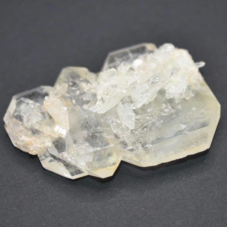 68g Faden Quartz - Tabular Terminated Quartz Crystal - Natural Clear Quartz from Pakistan - Tabular Crystal Specimen - Mineral Specimen