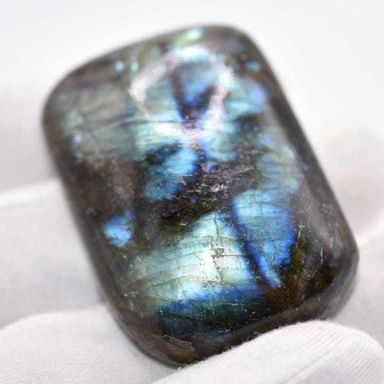 208ct Blue Labradorite Cabochon