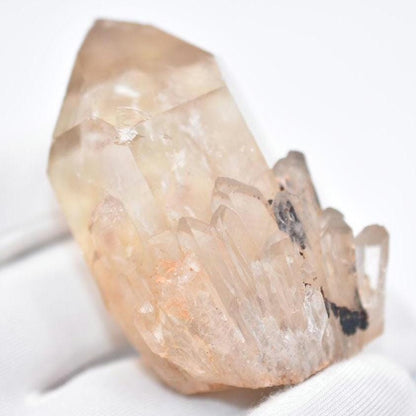 94g Natural Kundalini Citrine - Genuine Unheated Citrine Crystal - Kundalini Quartz Cluster - Luena, Congo - Raw Citrine Point Cluster