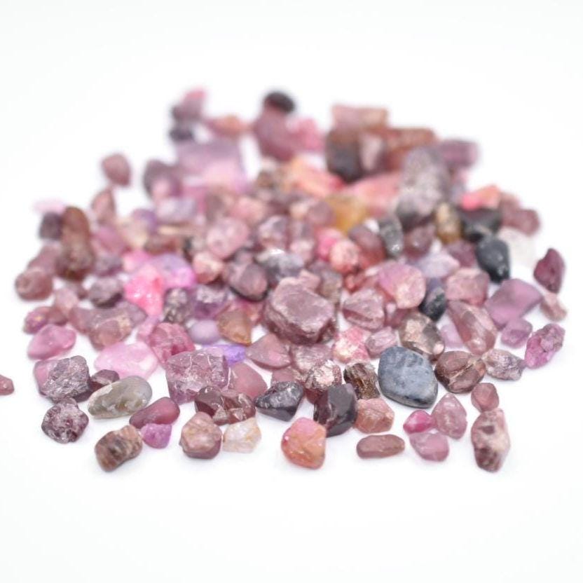 153ct Multi Colour Pink Spinel Lot - Natural Rough Spinel - Loose Gemstones - Rough Spinel Gemstones - Spinel Gemstone Lot from Burma
