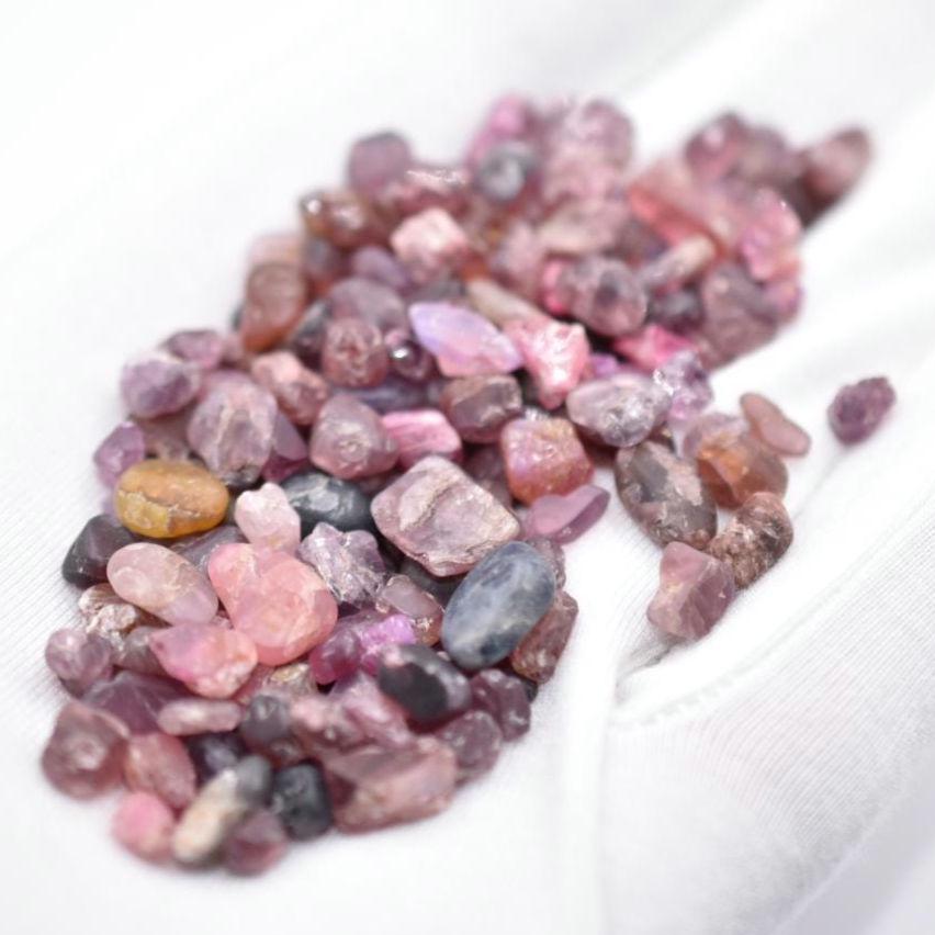 153ct Multi Colour Pink Spinel Lot - Natural Rough Spinel - Loose Gemstones - Rough Spinel Gemstones - Spinel Gemstone Lot from Burma