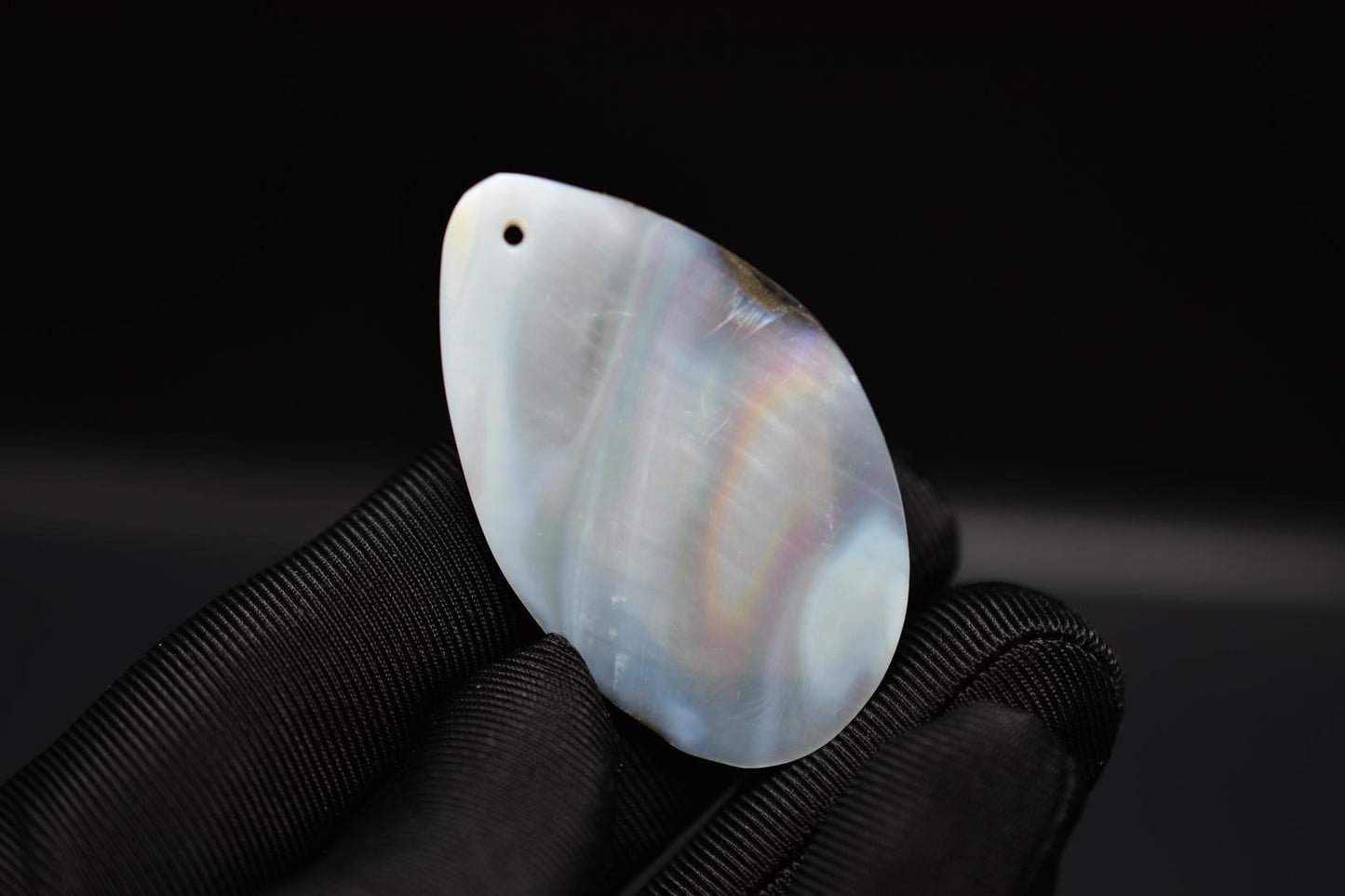 1.76ct Opal from Lightning Ridge, Australia - Flashy Australian Opal - Polished Opal Cabochon - White Opal with Colour Flash - Loose Opal