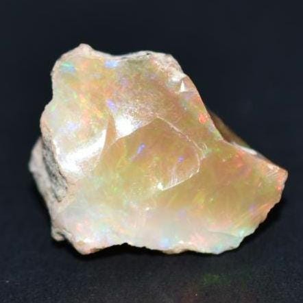 27.80ct Welo Opal – Raw Ethiopian Opal Gemstone, Flashy