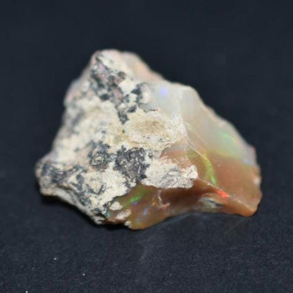 27.80ct Welo Opal – Raw Ethiopian Opal Gemstone, Flashy