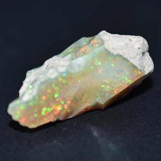 26.35ct Large Flashy Welo Opal - Ethiopian Opal - Raw Uncut Opal - Natural Opal Gemstone - Loose Gems - Rough Gemstones - Flashy Opal Gem