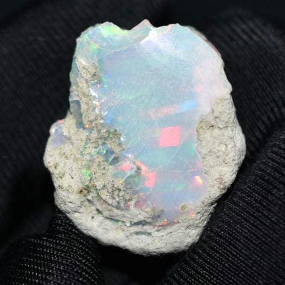 20.60ct Large Flashy Welo Opal - Ethiopian Opal - Raw Uncut Opal - Natural Opal Gemstone - Loose Gems - Rough Gemstones - Flashy Opal Gem