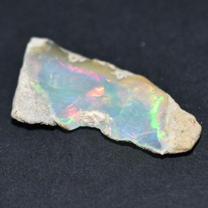 10.85ct Flashy Welo Opal - Ethiopian Opal - Raw Uncut Opal - Natural Opal Gemstone - Loose Gems - Rough Gemstones - Flashy Opal Gem