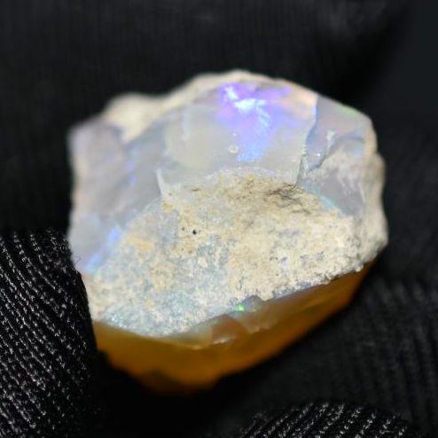 12ct Rough Opal Gemstone - Ethiopian Opal - Raw Uncut Opal - Natural Opal Gemstone - Loose Gems - Rough Gemstones - Flashy Opal Gem