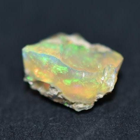 1.10ct Rough Opal Gemstone - Ethiopian Opal - Raw Uncut Opal - Natural Opal Gemstone - Loose Gems - Rough Gemstones - Flashy Opal Gem