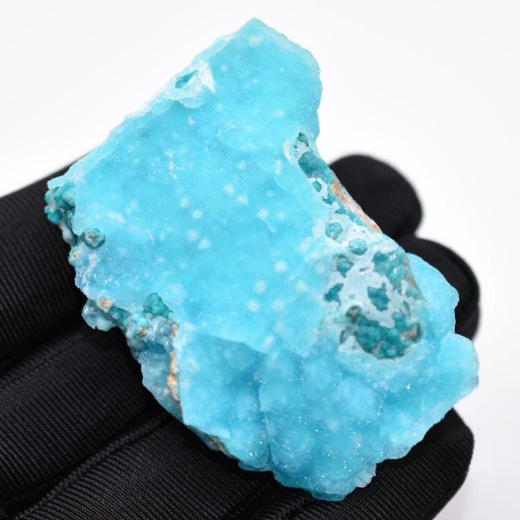 66g Blue Hemimorphite Specimen - High Quality Blue Hemimorphite Mineral Specimen - Palabanda, Republic of Congo - Hemimorphite Crystal