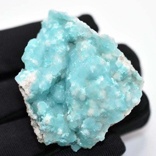 59g Blue Hemimorphite Specimen - High Quality Blue Hemimorphite Mineral Specimen - Palabanda, Republic of Congo - Hemimorphite Crystal