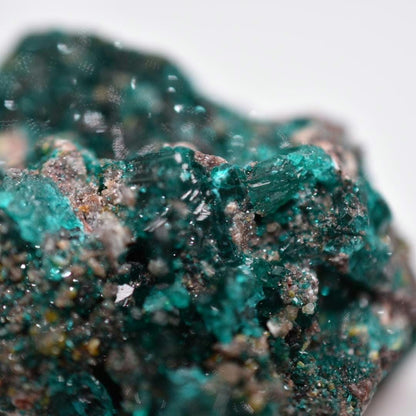 47g Dioptase Crystal Specimen - Dioptase from Sanda, Mindouli, Republic of Congo - Green Dioptase Crystal - Raw Dioptase Mineral Specimen