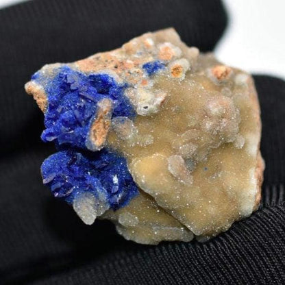 15g Blue Azurite Crystal on Matrix - Rare Mineral Specimens - Crystallized Azurite Crystal Specimen - Yanga Koubanza, Republic of Congo