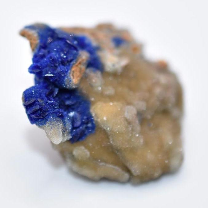 15g Blue Azurite Crystal on Matrix - Rare Mineral Specimens - Crystallized Azurite Crystal Specimen - Yanga Koubanza, Republic of Congo