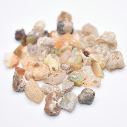 190ct Raw Opal Lot - Welo, Ethiopia - Natural Brown Opals - Rough White Opal Specimens - Chocolate Opal - Rough Opals - Loose Gemstones