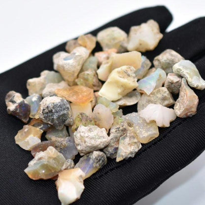 190ct Raw Opal Lot - Welo, Ethiopia - Natural Brown Opals - Rough White Opal Specimens - Chocolate Opal - Rough Opals - Loose Gemstones