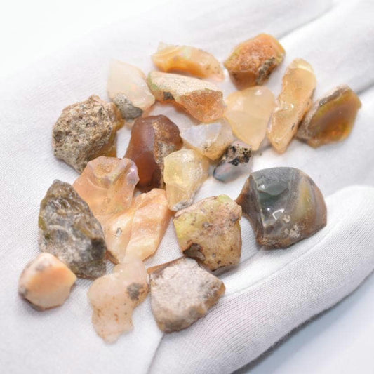 122ct Raw Opal Lot - Welo, Ethiopia - Natural Brown Opals - Rough White Opal Specimens - Chocolate Opal - Rough Opals - Loose Gemstones