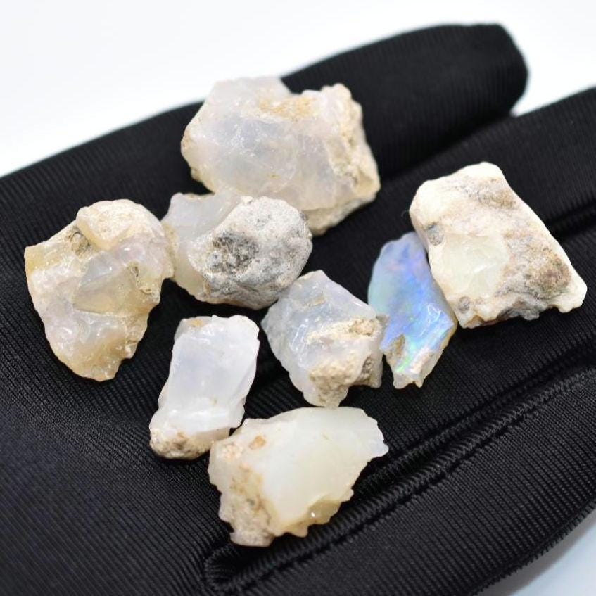 132ct Raw Opal Lot - Welo, Ethiopia - Natural Brown Opals - Rough White Opal Specimens - Chocolate Opal - Rough Opals - Loose Gemstones